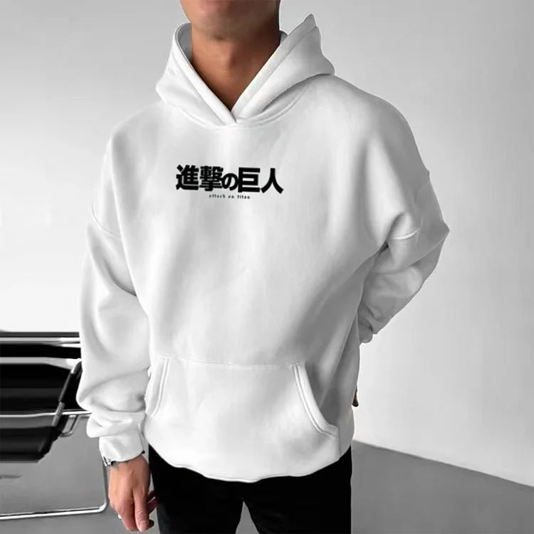 Eren Fallen Angel Pattern Hoodie