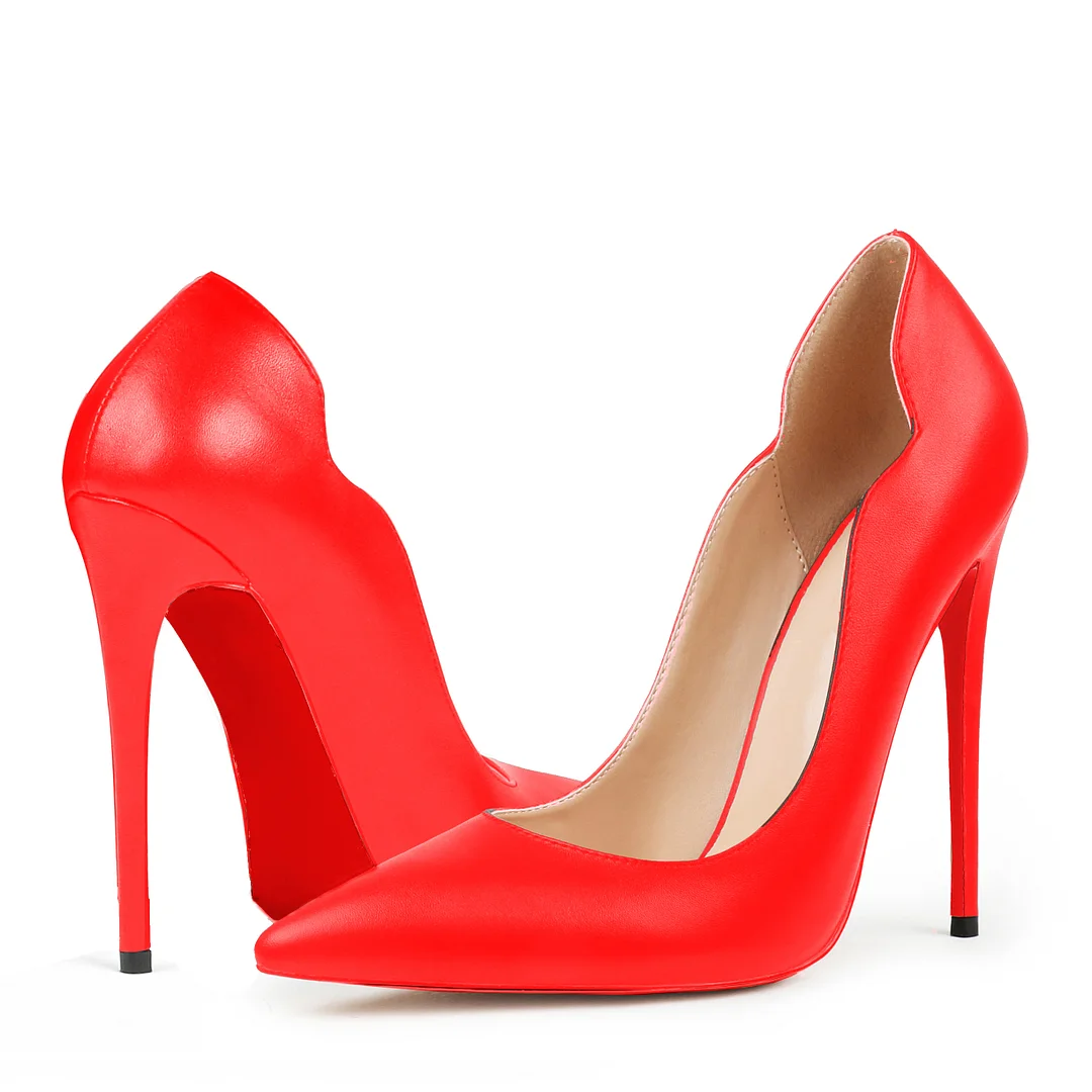 120mm Women's Red Bottom High Heels for Party Wedding Matte Pumps-MERUMOTE