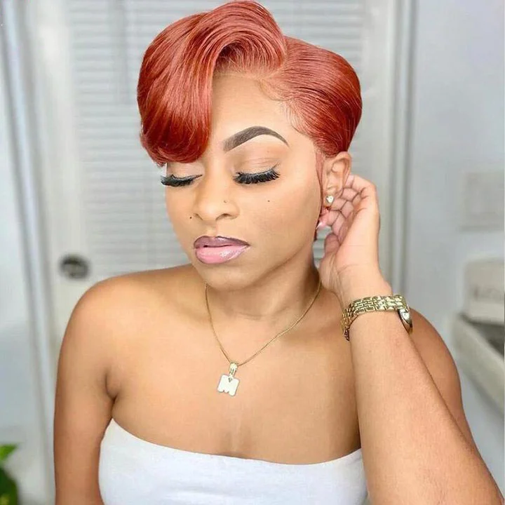 Bob Wigs Red Black Daily Short Hair ELCNEPAL