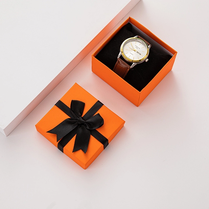 1 Piece Paper Basic Indoor Home Bow Knot Watch Box