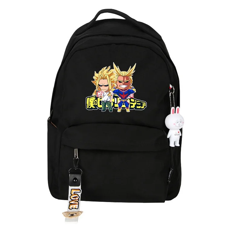 Mayoulove My Hero Academia All Might Cosplay Backpack School Bag Water Proof-Mayoulove