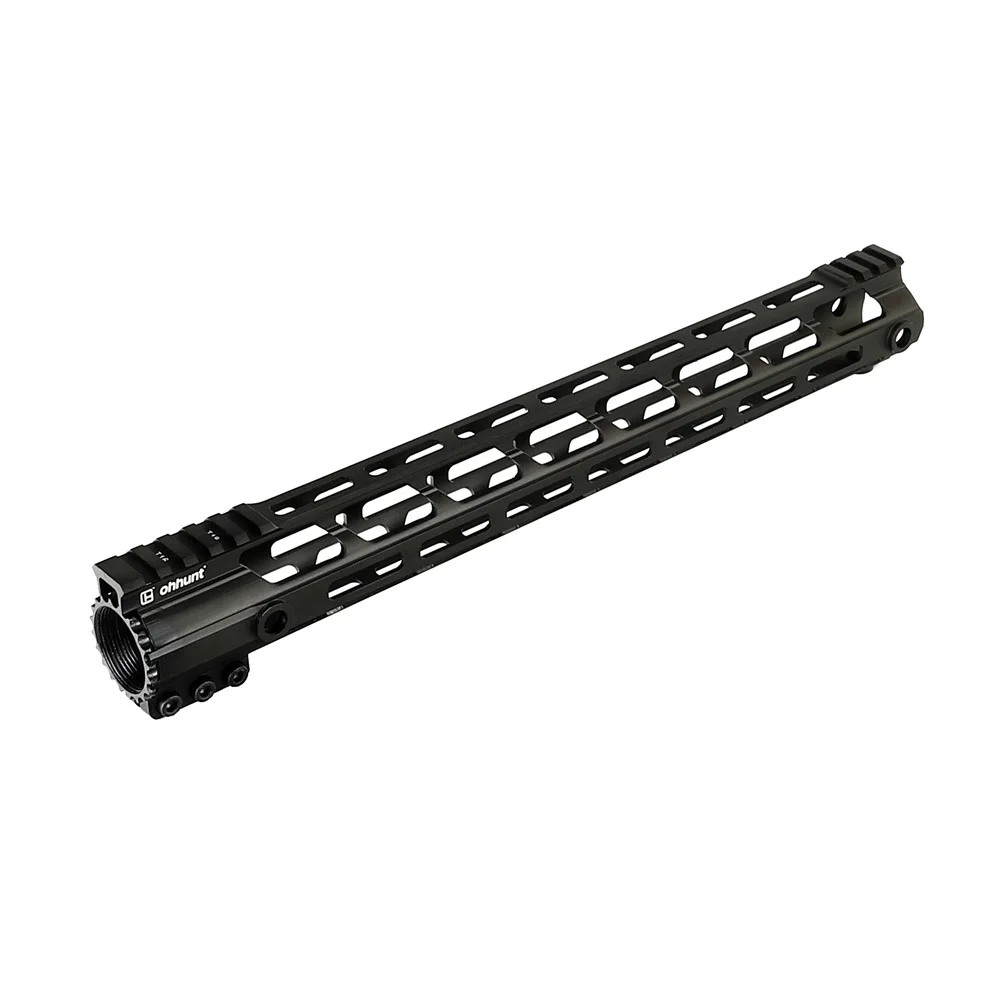 ohhunt Super Slim Lightweight Free Float M-LOK Handguard with Steel Barrel Nut