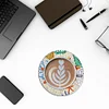 8pcs/set Diamond Painting Sea Coaster Round Cup Cushion Home Decor