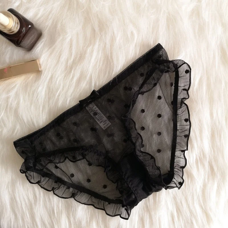Women's Underwear Panties Sexy Lace Underwear Low Waist Briefs Seamless Underwear Hollow Out Lace Underpants Sexy Girl Panties