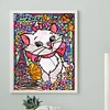 uk.everydayedeals Diamond Painting - Full Round - Calico Cat(50*60cm)