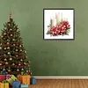 (Multi-Style)Christmas Flowers Candles-Full Round Diamond Painting 30*30CM