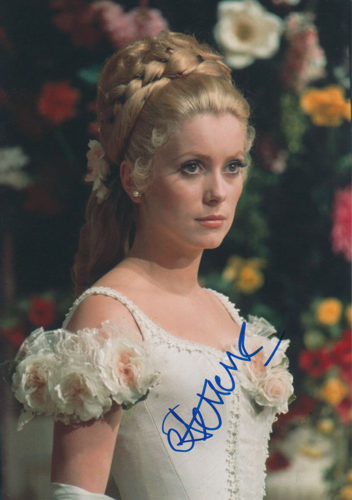 Catherine Deneuve signed 8x12 inch Photo Poster painting autograph