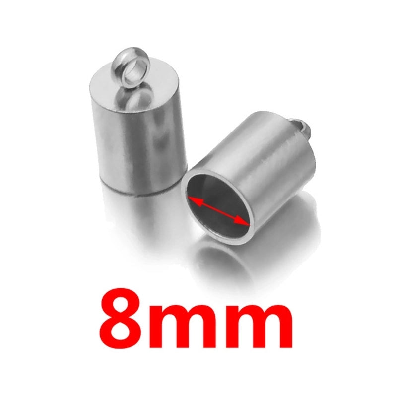 1 Piece Stainless Steel Solid Color Connection Buckle Minimalist