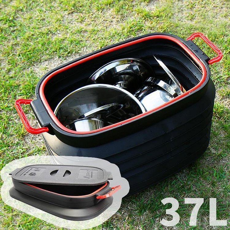 Portable Outdoor Folding Pail Fishing Cleaning Bucket