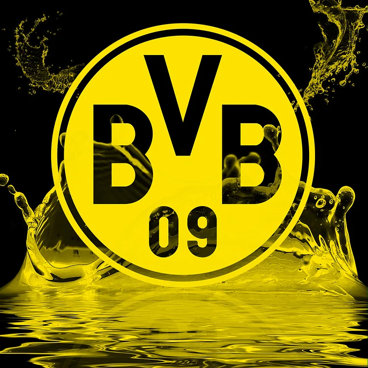 Borussia Dortmund FC Logo - Full Round - Diamond Painting(40*40cm)