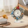 Diamond Painting Acrylic Bird Garland Clock Ornament