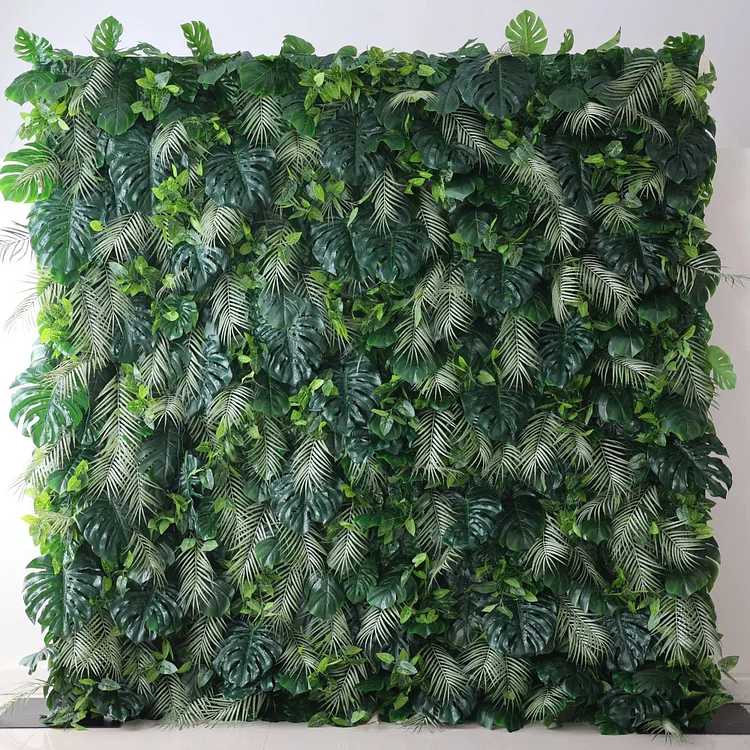 Presents: Tropical Eden &ndash; An Exquisite Artificial Fabric Green Wall-VF-213