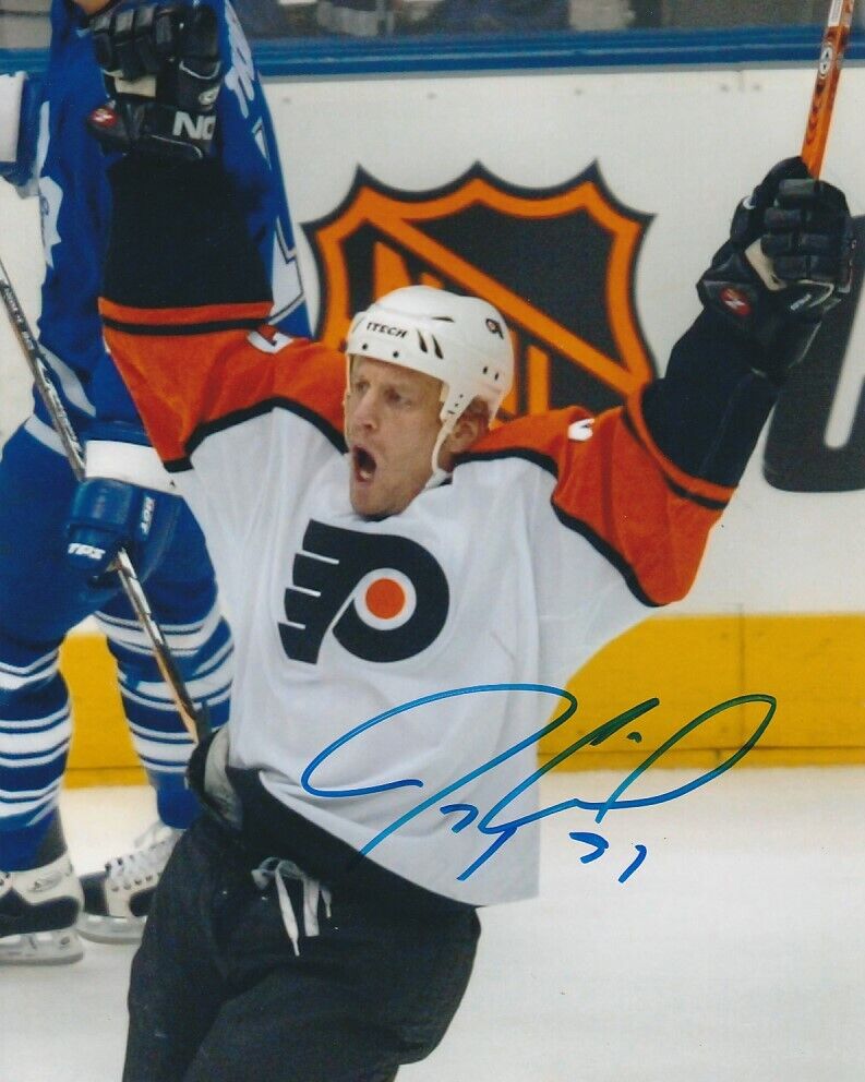 JEREMY ROENICK SIGNED PHILADELPHIA FLYERS 8x10 Photo Poster painting #4 Autograph