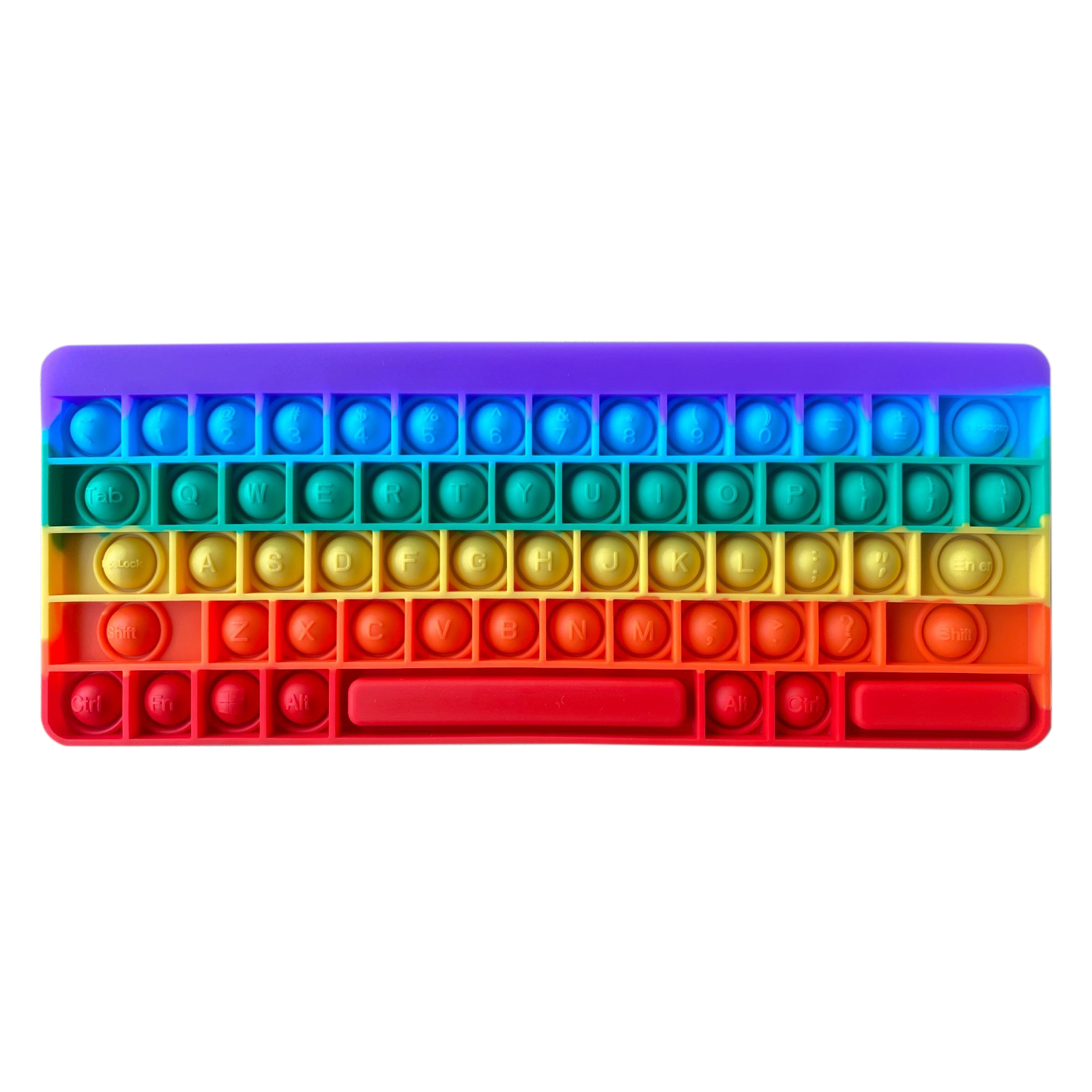 

Keyboard Shape Push Bubble Toy - Silicone Bubble Sensory Toy for Kid Adult, 501 Original