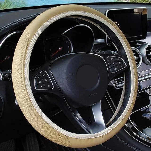 Skidproof Embossing Car Steering Wheel Cover