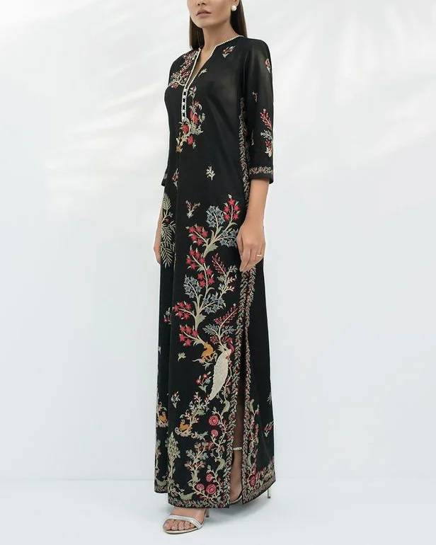 Ladies Printed Kaftan Dress