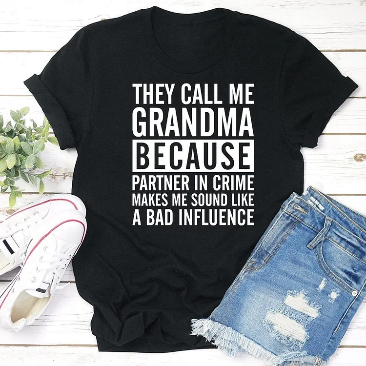 they call me grandma T-shirt Tee -03661-Annaletters