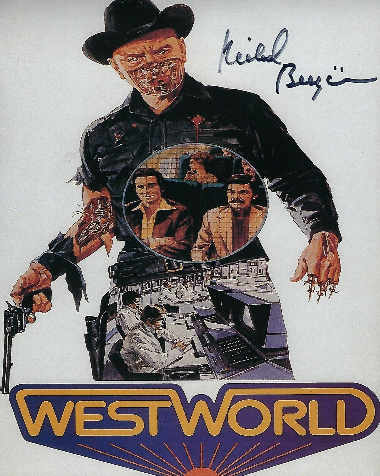 GFA Westworld '73 Movie * RICHARD BENJAMIN * Signed 8x10 Photo Poster painting R3 COA