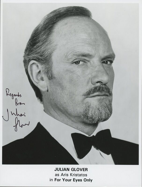 JULIAN GLOVER Signed Photo Poster painting - For Your Eyes Only