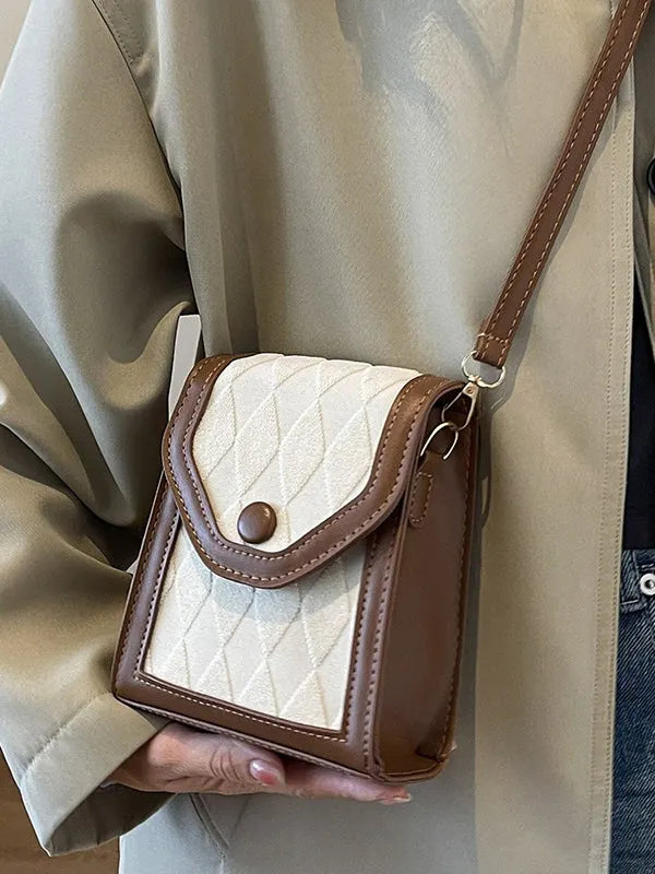 Geometric Split-Joint Bags Crossbody Bags