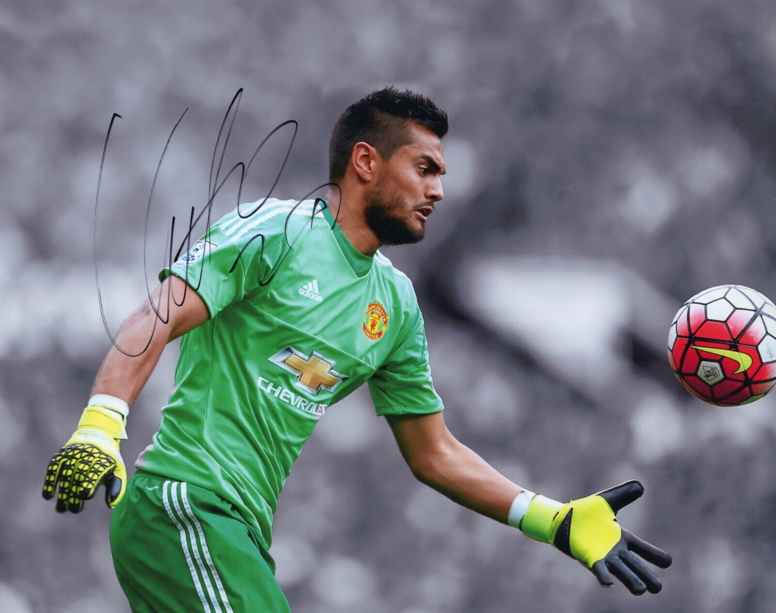 SERGIO ROMERO Authentic Hand-Signed Argentina - Manchester United