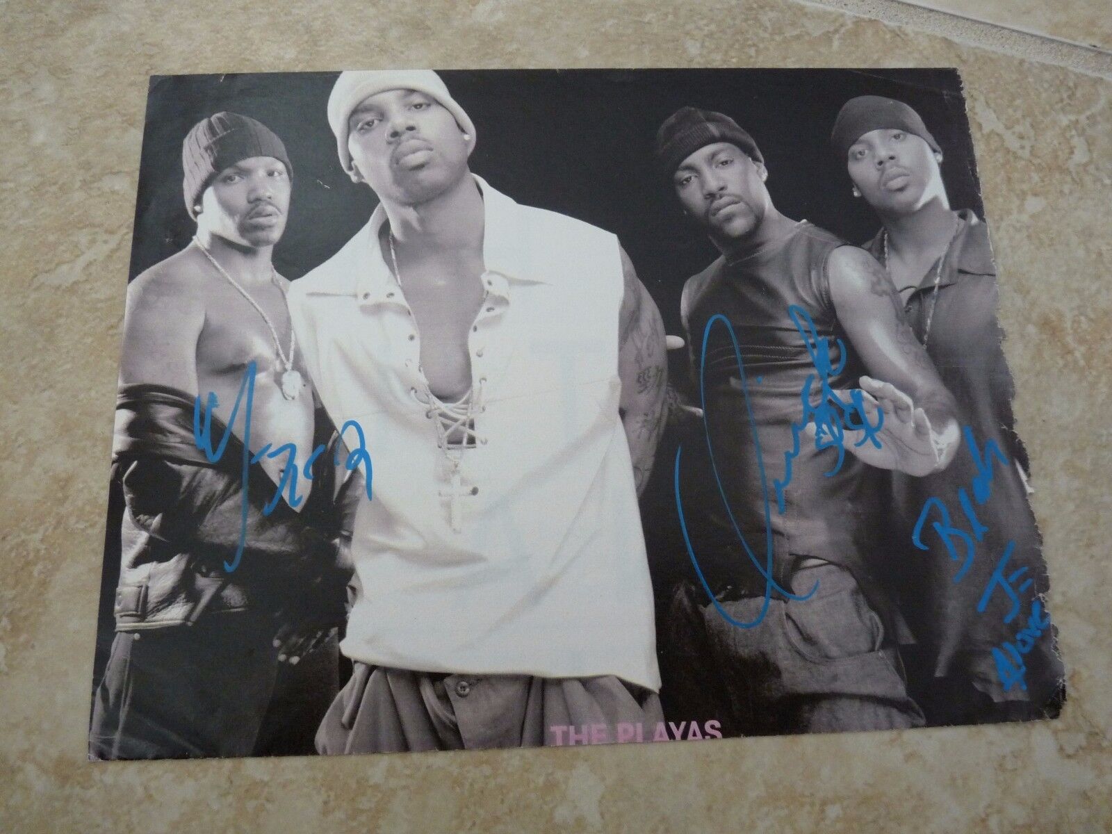 Jagged Edge Signed Autographed x3 7x8.5 Magazine Page Photo Poster painting PSA Guaranteed #4