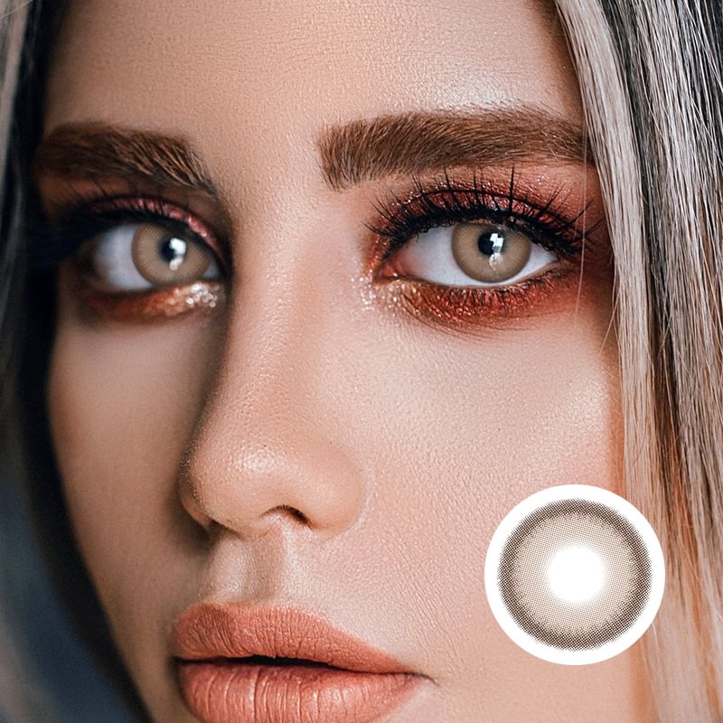NEBULALENS Red Cheese Yearly Prescription Colored Contact Lenses NEBULALENS