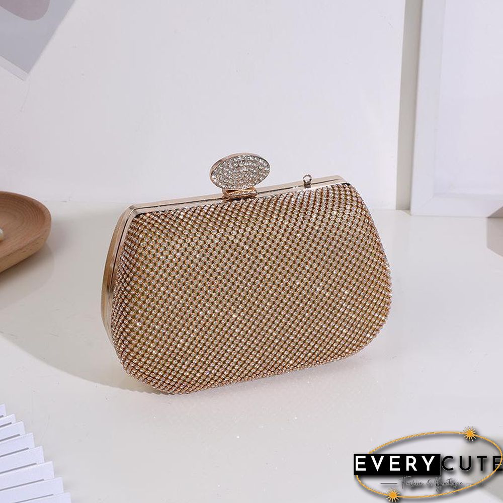 Fashion Women Shining Handbag With Chain
