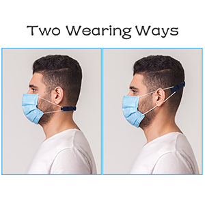 Mask extender wearing ways