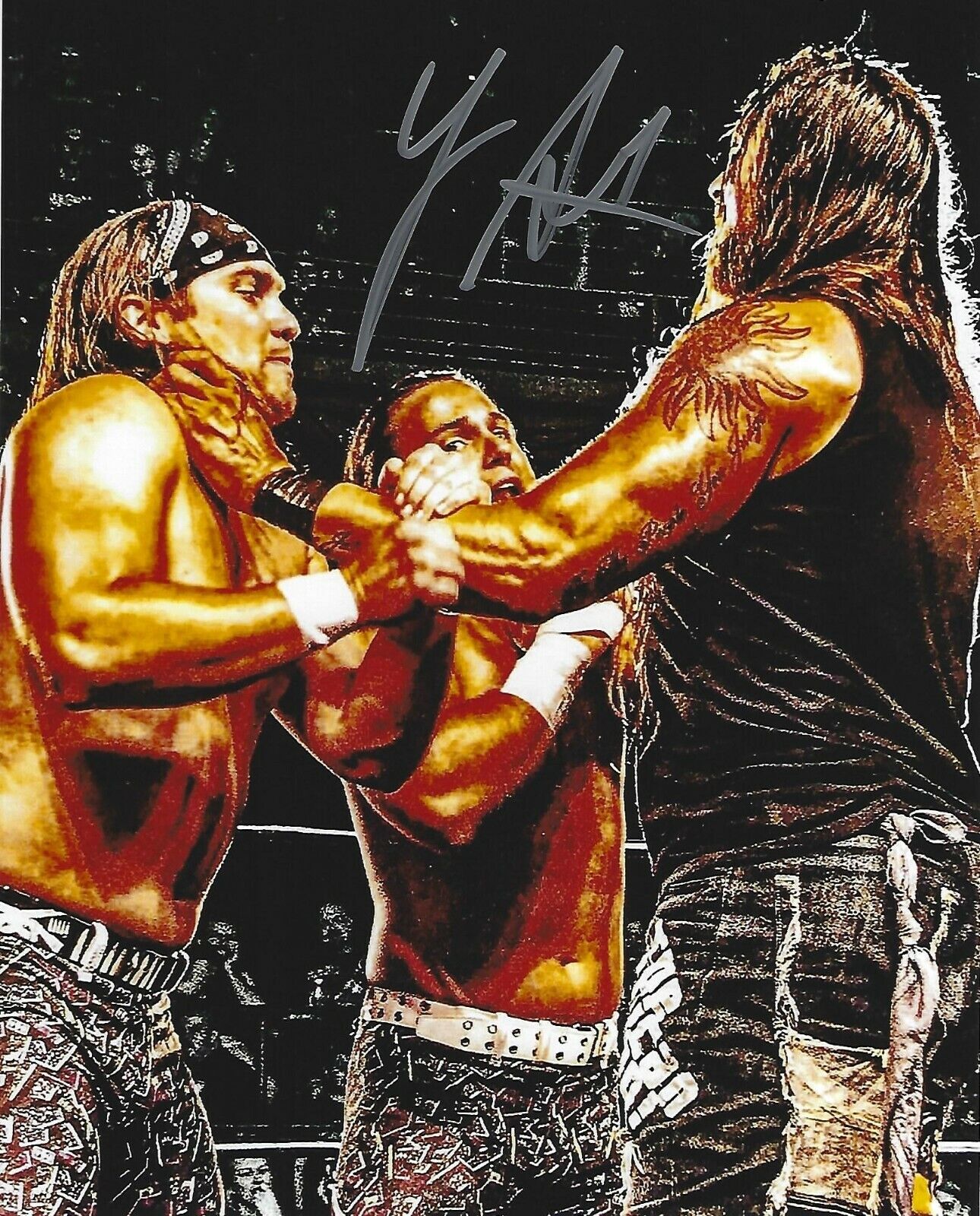 Lance Archer Signed 8x10 Photo Poster painting New Japan Pro Wrestling Picture w The Young Bucks