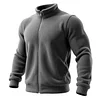 Casual And Comfortable Polar Fleece Jacket With Full Zip And Stand Collar by Inlyline
