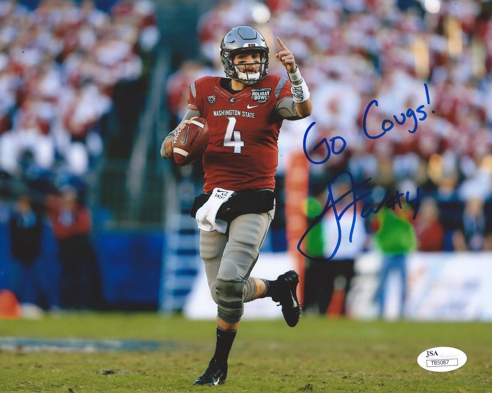 LUKE FALK Signed Autographed 8x10 Photo Poster painting Washington State Cougars WSU NFL JSA COA