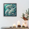 Delphin - speziell geformte Diamantmalerei - 30*30cm