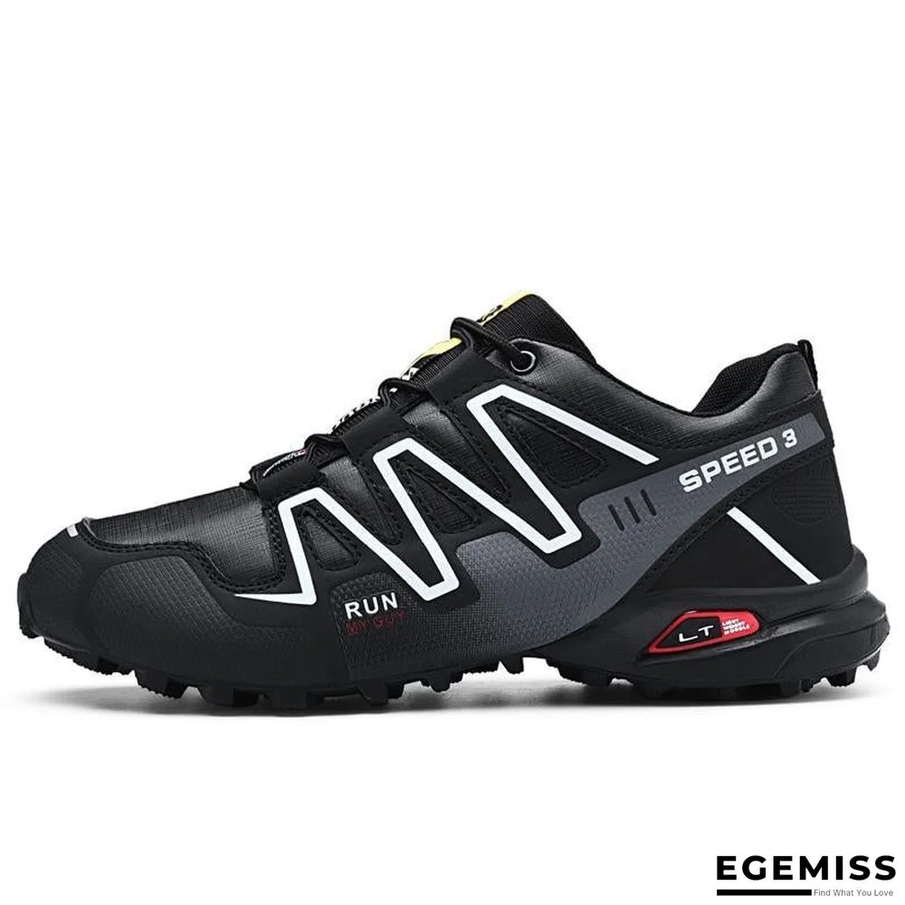 new large size outdoor mountaineering shoes men's shoes breathable shock absorption sports hiki | EGEMISS