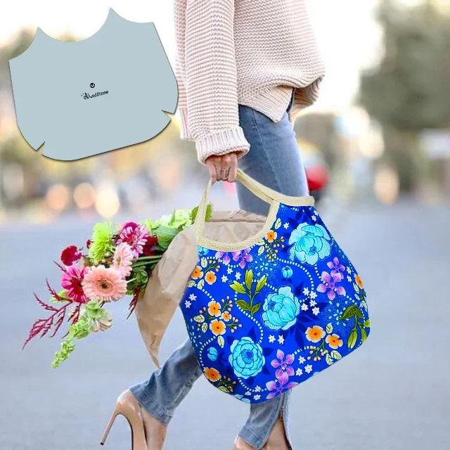 Multipurpose Grocery Bag Template-Tutorial Included