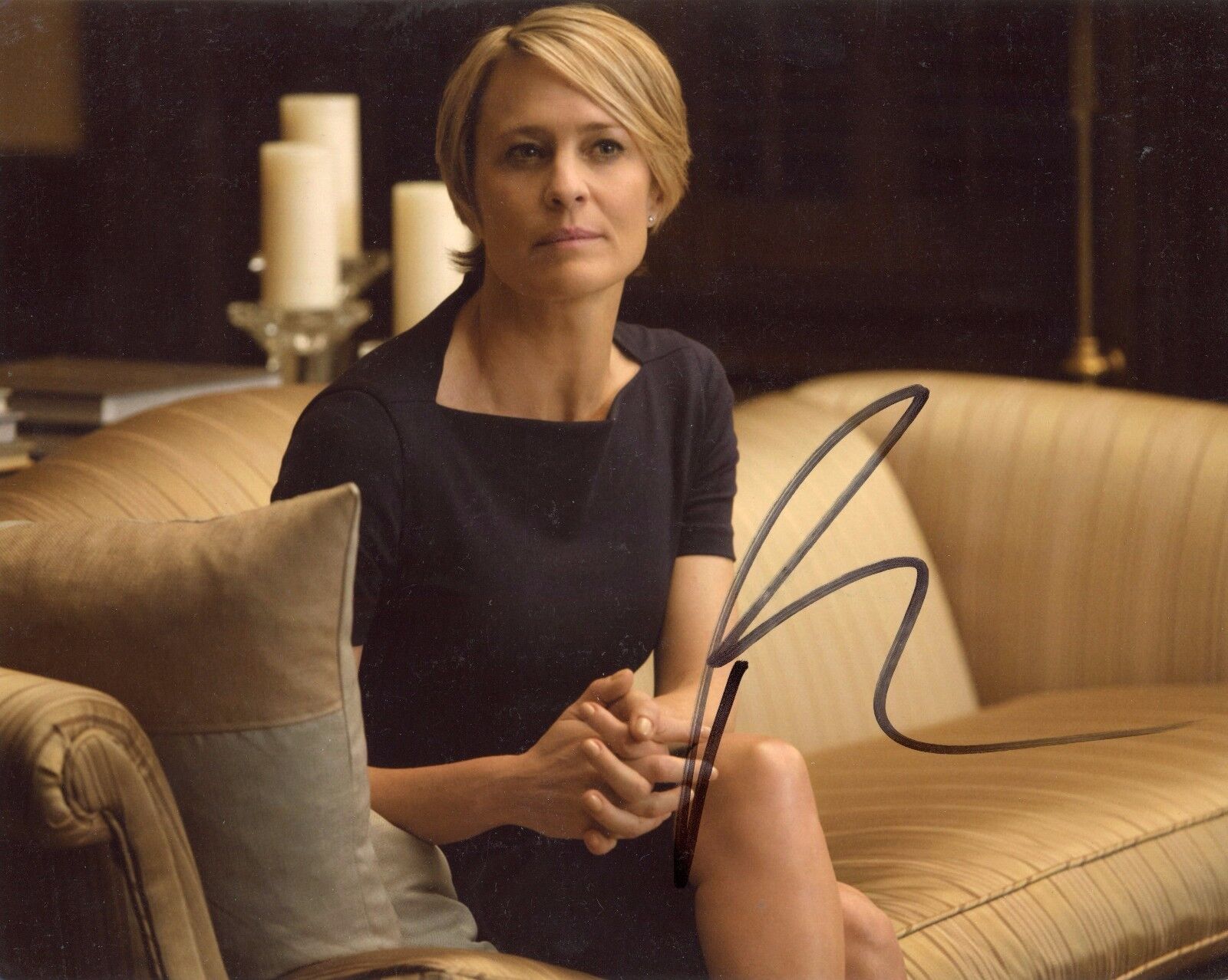 ~~ ROBIN WRIGHT Authentic Hand-Signed House of Cards