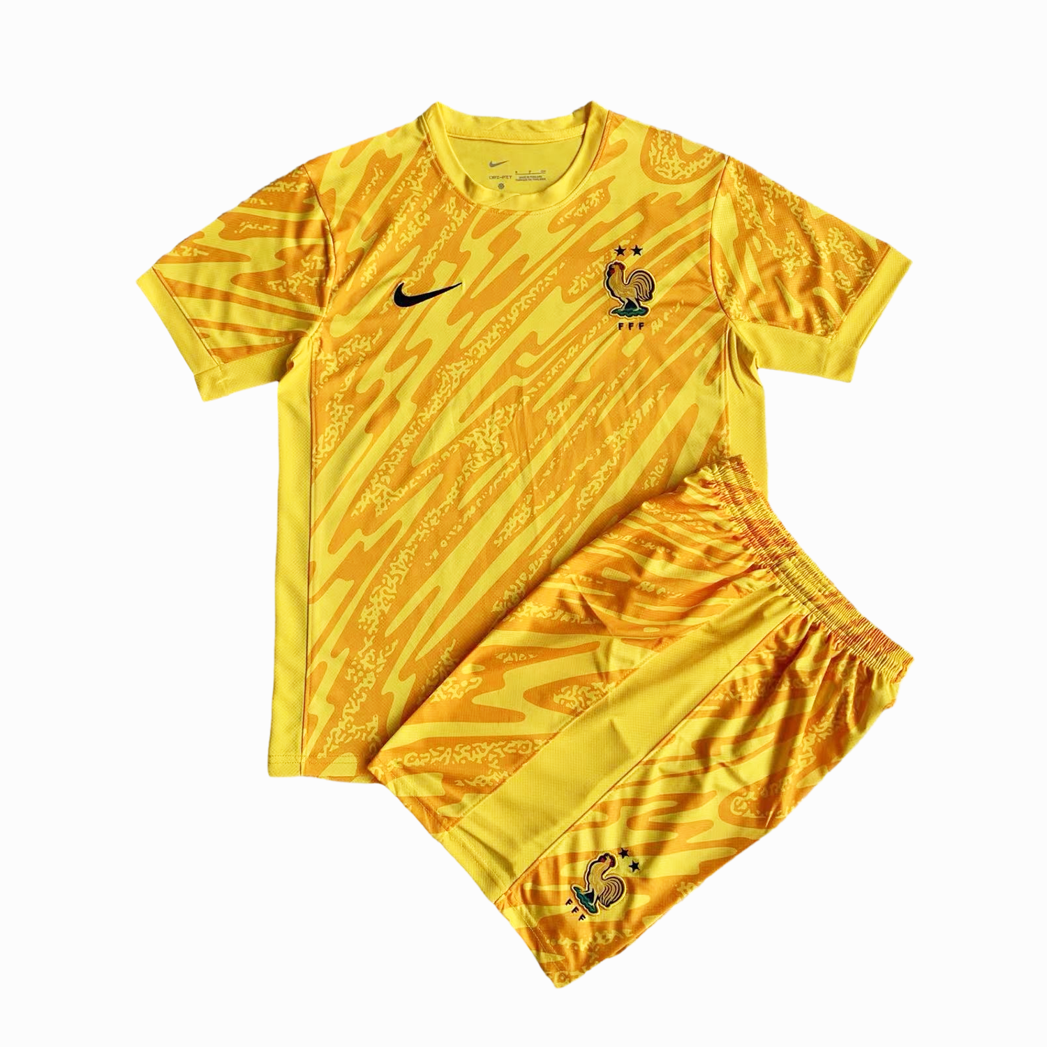 France 2024 Goalkeeper Kids Kit - Yellow