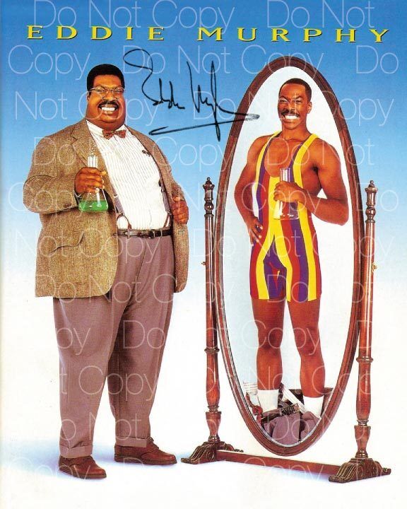 The Nutty Professor signed Eddie Murphy 8X10 Photo Poster painting picture poster autograph RP 3