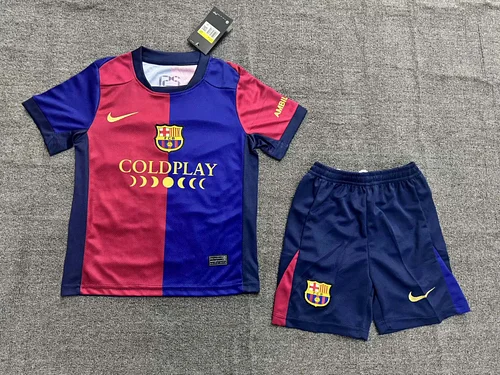 2024/2025 Barcelona Home X COLDPLAY Football Shirt 1:1 Thai Quality