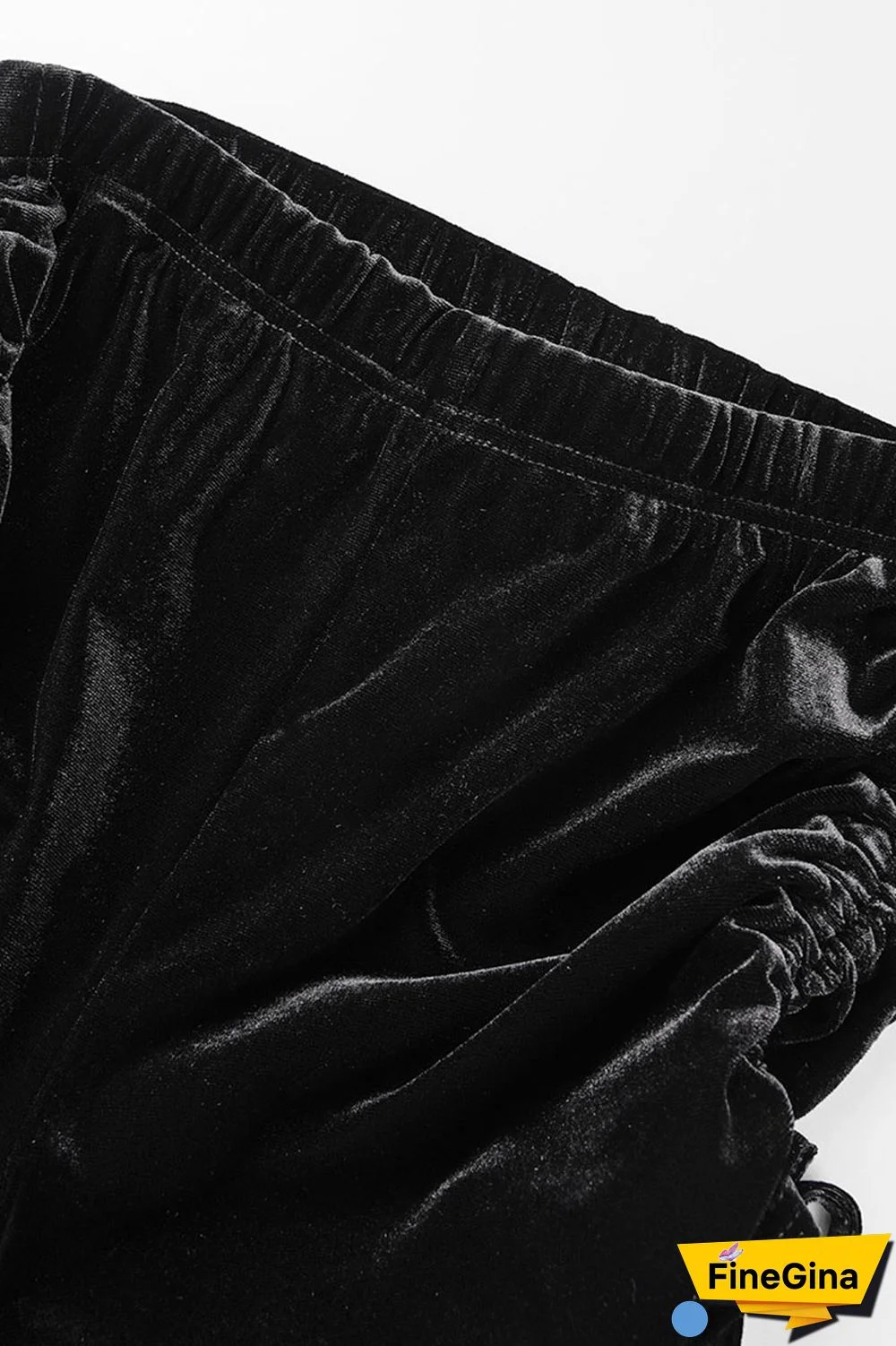 Blue Street Patchwork Solid Draped asymmetrical Straight Long Sleeve Two Pieces