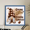 Coffee Gnome - 11CT Stamped Cross Stitch - 40*40cm