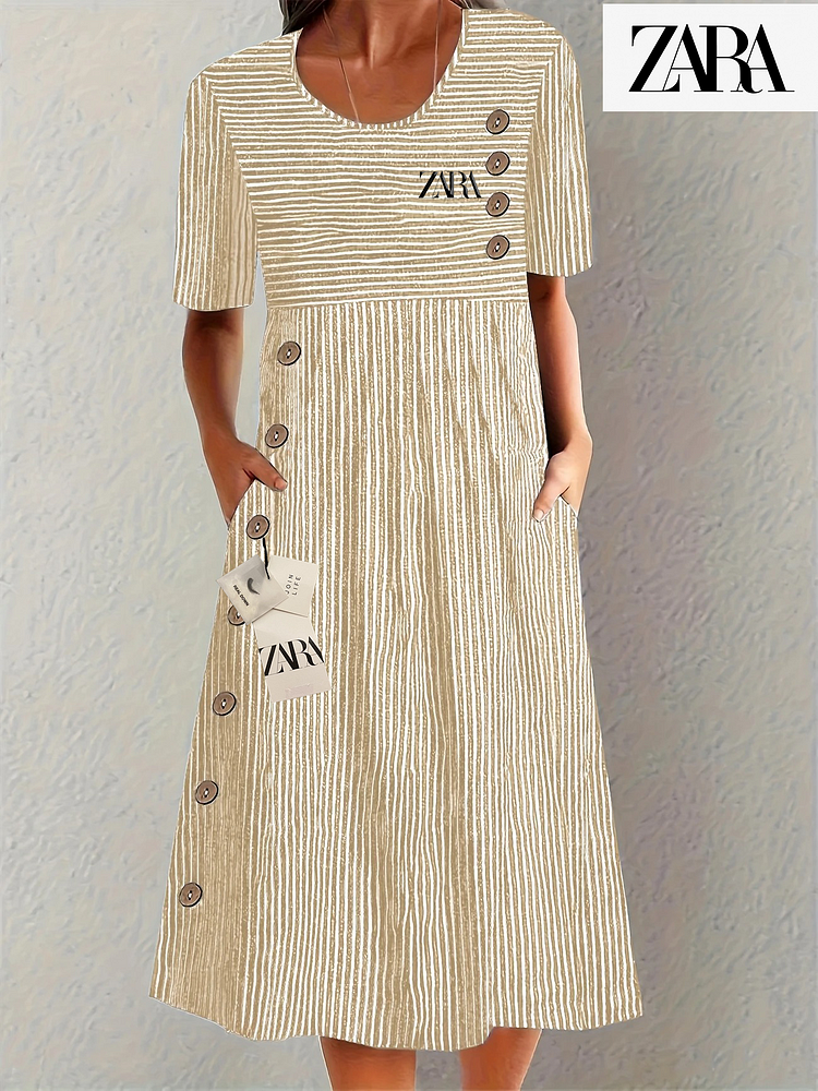„Přirozená elegance – letní šaty, které musíte mít 🌾✨“ @Zara