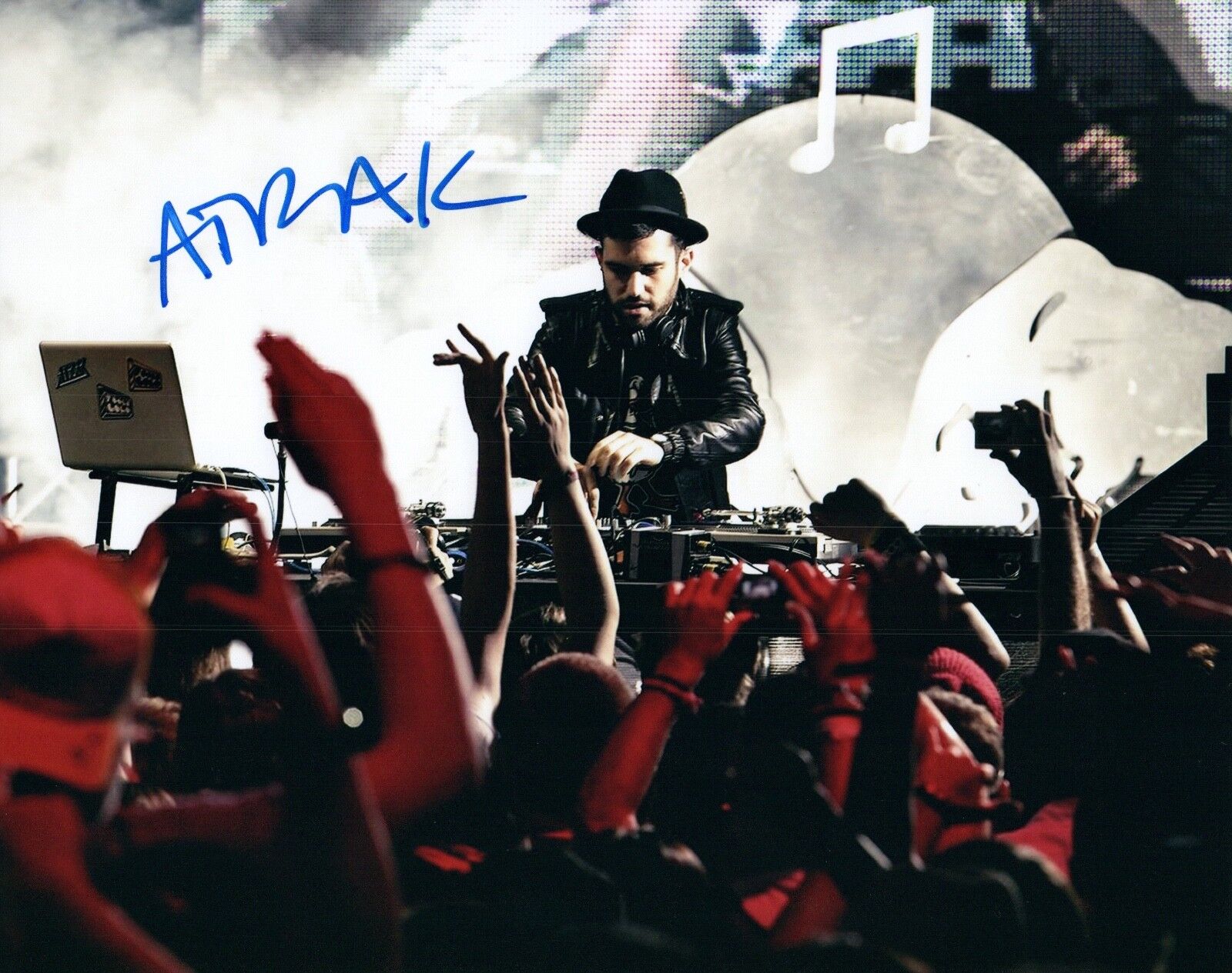 A-TRAK Signed Autographed 8x10 Photo Poster painting Alain Macklovitz EMD DJ COA VD