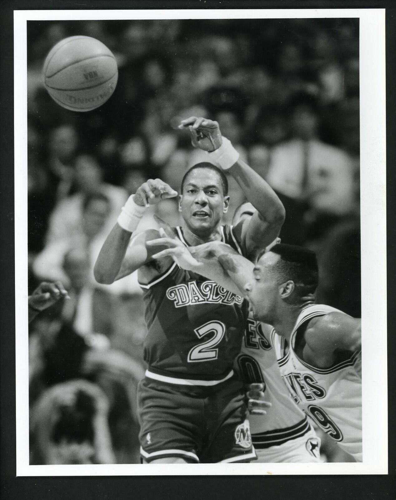 Alex English LOT of 8 Press Photo Poster paintings Denver Nuggets Dallas Mavericks basketball