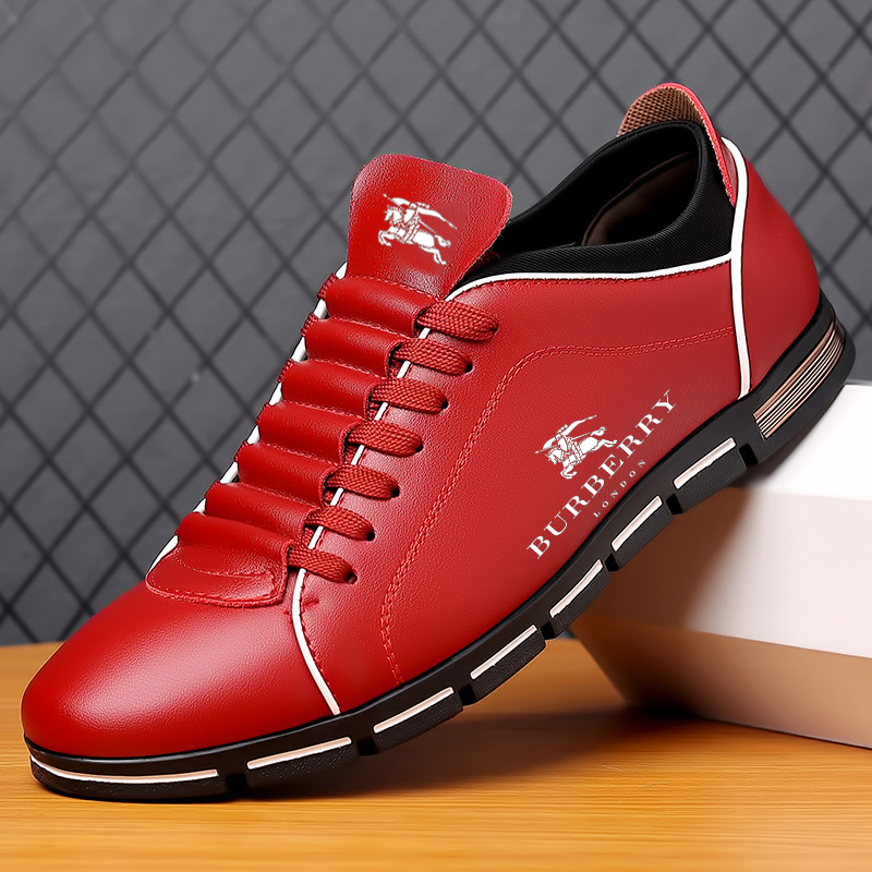 Burberry® męskie buty na co dzień w dużych rozmiarach ze skóry