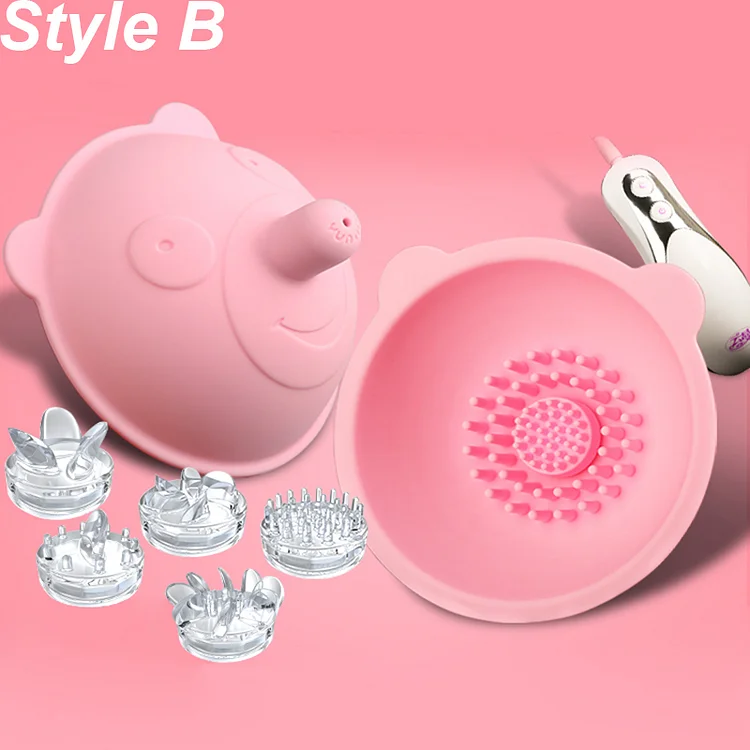 Momo Bear Breast Massager Stimulates, Stimulates, Sucks Breast Nipple,  Climates, And Kneads Women's Tools