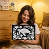 uk.everydayedeals DIY Pearl Painting With Frame - Handmade Self-Adhesive Pearls - Turtle(20*30cm)