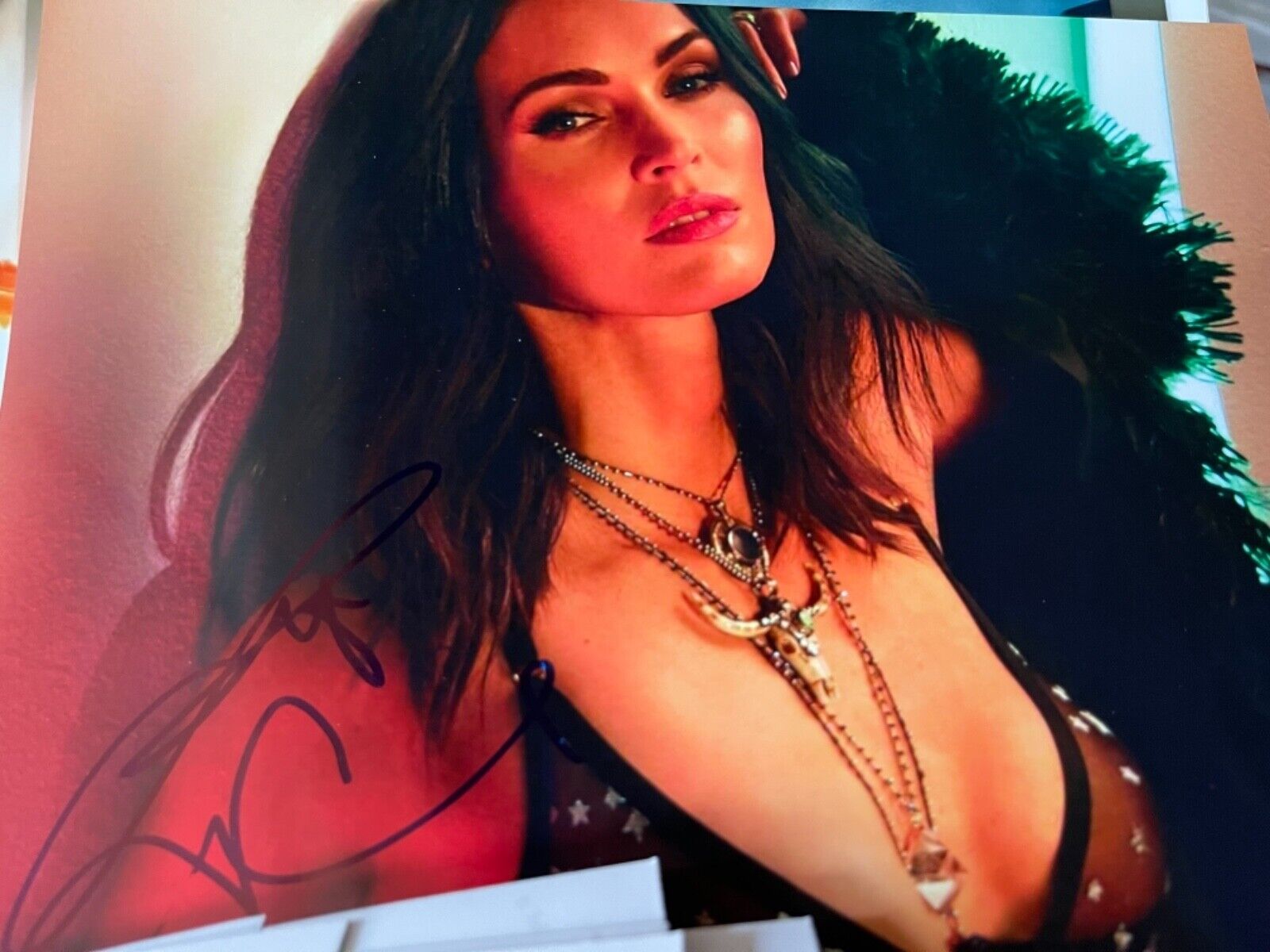 Megan Fox signed 8 x10 Photo Poster painting sexy picture super duper hot hott