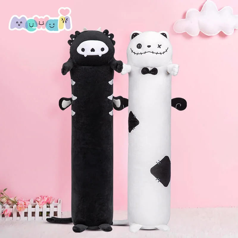 Mewaii® Skeleton Axolotl Kitten&Devil Kitten White Kawaii Plushies Bundles-2PCS