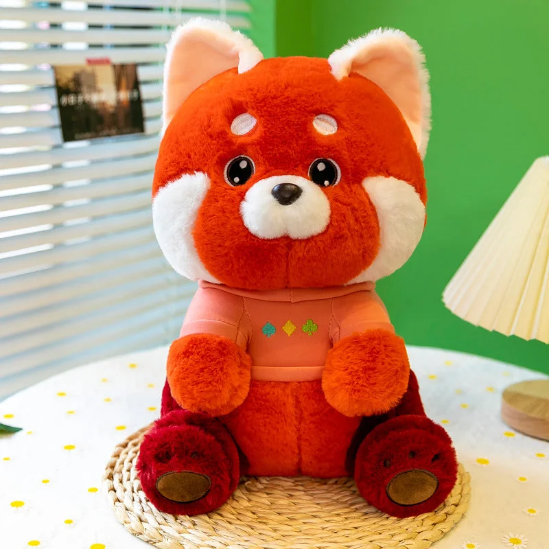 Cuteee Family Red Panda Racoon Stuffed Animal Kawaii Plush Pillow Squish Toy